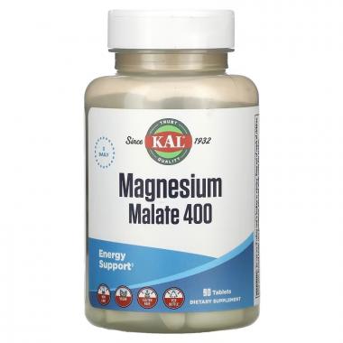 Магній малат, Magnesium Malate, Kal, 400 мг, 90 таблеток