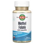 Метилфолат, Methyl Folate, Kal, 800 мкг, 90 таблеток - Фото миниатюра 1