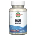 МСМ (метилсульфонилметан), MSM, KAL, 1000 мг, 80 таблеток - Фото миниатюра 1