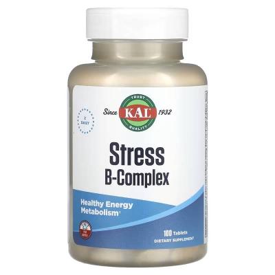 Комплекс против стресса группы B KAL, Stress B Complex, 100 таблеток