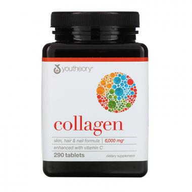 Коллаген, Collagen, Youtheory, 290 таблеток 