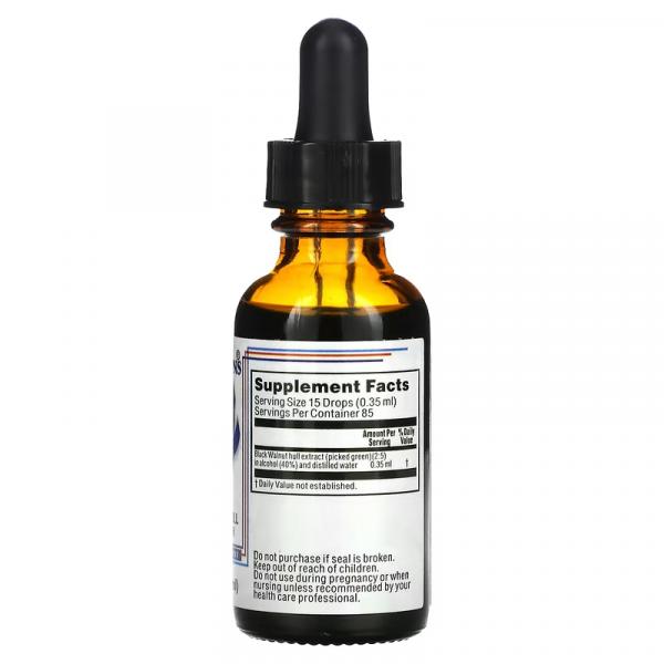 Экстра сила шкурок черного ореха, New Dimensions Black Walnut Hull Extra Strength, Kroeger Herb Co, 30 мл - Фото 2