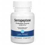 Серрапептаза, Serrapeptase Proteolytic Enzyme, Lake Avenue Nutrition, 40 000 SPU, 30 растительных капсул - Фото миниатюра 1