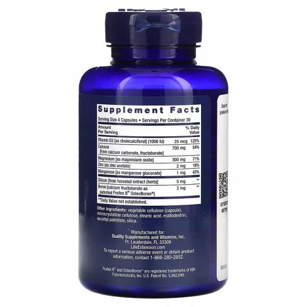 Восстановление костей, Bone Restore, Life Extension, 120 капсул - Фото 2