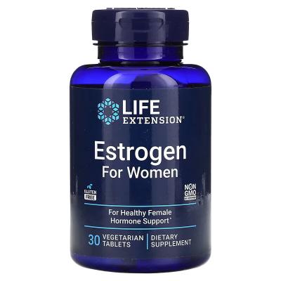 Эстроген для женщин, Estrogen for Women, Life Extension, 30 вегетарианских таблеток