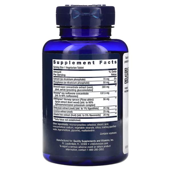 Естроген для жінок, Estrogen for Women, Life Extension, 30 вегетаріанських таблеток - Фото 2