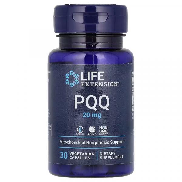 Пирролохинолинхинон, PQQ, Life Extension, 20 мг, 30 вегетарианских капсул - Фото 1