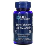 Вишня и CherryPURE, Tart Cherry with CherryPURE, Life Extension, 60 вегетарианских капсул - Фото миниатюра 1