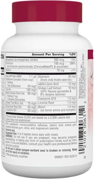 Комплекс для поддержки при менопаузе, Menopause Multiple, Source Naturals, 60 таблеток - Фото 2