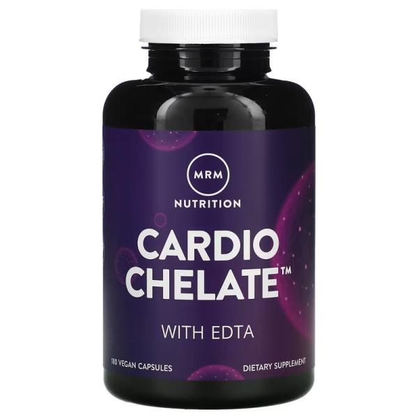 Поддержка сердца, хелат с ЭДТК, Cardio Chelate with EDTA, MRM Nutrition, 180 веганских капсул - Фото 1