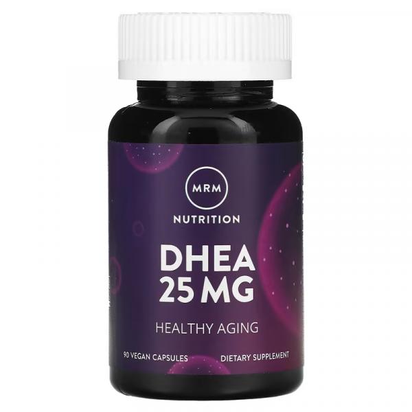 ДГЭА, DHEA, MRM Nutrition, 25 мг, 90 вегетарианских капсул - Фото 1