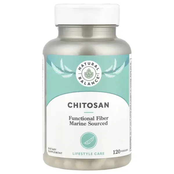 Оригинальный хитозан, Original Chitosan, Natural Balance, 1000 мг, 120 капсул (250 мг в 1 капсуле) - Фото 1