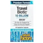 Пробіотик BB536, TravelBiotic, Natural Factors, 10 млрд, 60 капсул - Фото миниатюра 1