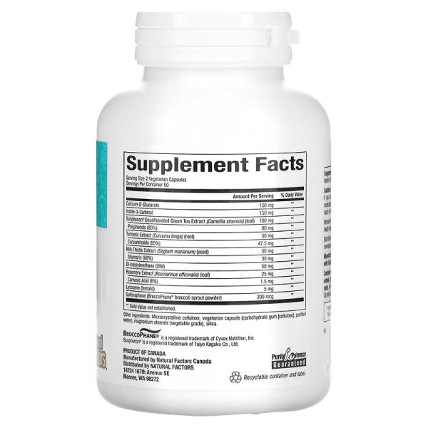 Гормональный баланс, EstroSense, Natural Factors, WomenSense, 120 вегетарианских капсул - Фото 2