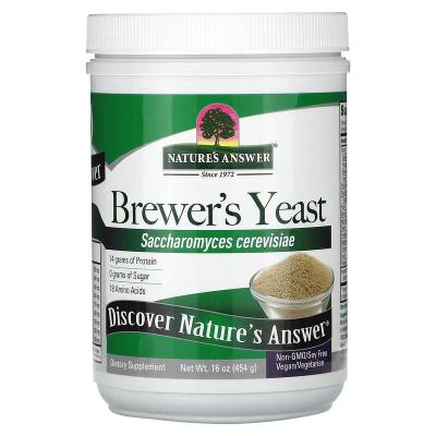 Пивные дрожжи, Brewer’s Yeast, Nature's Answer, 454 г