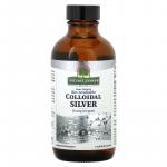 Колоїдне срібло, 50 мкг (10 част./млн), Colloidal Silver 50 mcg (10 ppm), Nature's Answer, 120 мл - Фото миниатюра 1