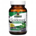 Корень желтокорня, Goldenseal Root, Nature's Answer, 550 мг, 50 вегетарианских капсул - Фото миниатюра 1