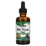 Рідкий екстракт насіння розторопші, без спирту, Milk Thistle Seed Fluid Extract Alcohol Free, Nature's Answer, 2000 мг, 60 мл - Фото миниатюра 1