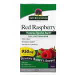 Красная малина, Red Raspberry, Nature's Answer, 475 мг, 90 вегетарианских капсул - Фото миниатюра 1