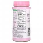 Витамины для волос, кожи и ногтей с биотином, с клубничным вкусом, Hair, Skin, Nails Gummies with Biotin Strawberry, Nature's Bounty, 2500 мкг, 80 жевательных таблеток - Фото миниатюра 2