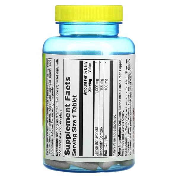 Биофлавоноиды, Bioflavonoids, Nature's Life, 1000 мг, 100 таблеток - Фото 2