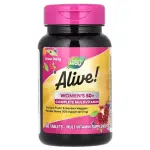 Мультивитамины для женщин 50+, Alive! Women's 50+ Energy Multivitamin-Multimineral, Nature's Way, 50 таблеток - Фото миниатюра 3