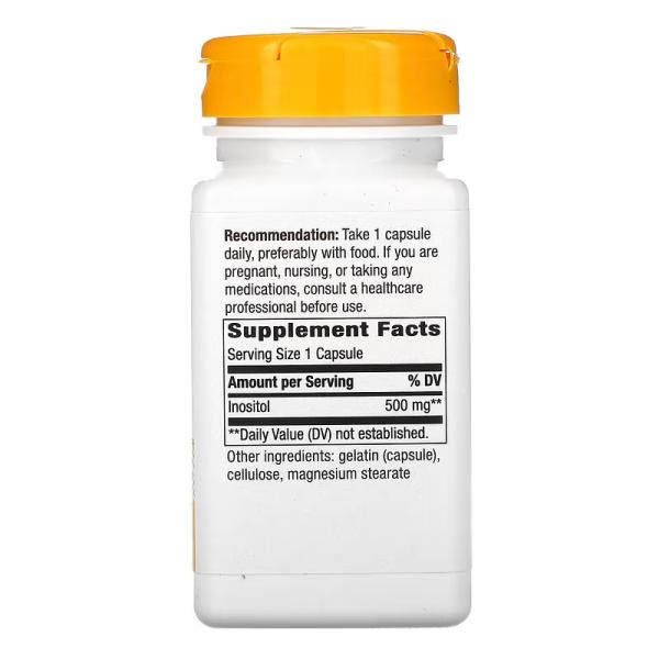 Инозитол, Inositol, Nature’s Way, 500 мг, 100 капсул - Фото 2
