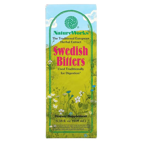 Шведская горькая настойка, Nature Works Swedish Bitters, Nature's Way, 100 мл - Фото 3