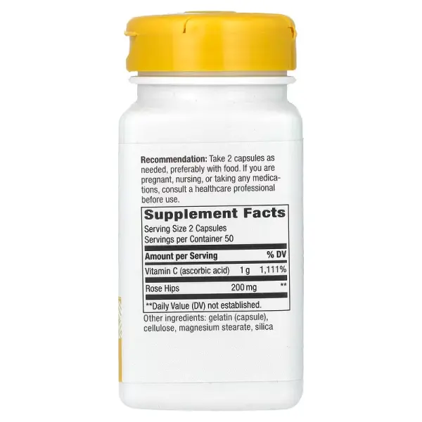 Витамин C с шиповником, Vitamin C With Rose Hips, Nature's Way, 100 капсул - Фото 2