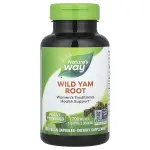 Корень Дикого Ямса, Wild Yam Root, 700 мг, Nature's Way, 180 веганских капсул - Фото миниатюра 1