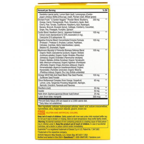 Мультивитамины, Max3 Daily, Nature's Way Alive!, 90 таблеток - Фото 3