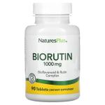 БіоРутин, Biorutin, NaturesPlus, 1000 мг, 90 таблеток - Фото миниатюра 1