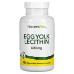 Лецитин яичный, Egg Yolk Lecithin, Nature's Plus, 600 мг, 90 капсул  - Фото миниатюра 1