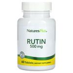 Рутин, Rutin, NaturesPlus, 500 мг, 60 таблеток - Фото миниатюра 1