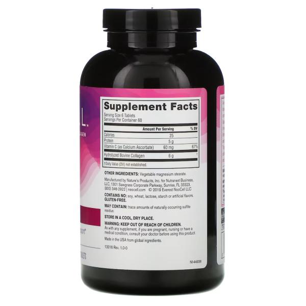 Супер Коллаген + витамин С, Super Collagen + C, Neocell, 360 таблеток - Фото 2