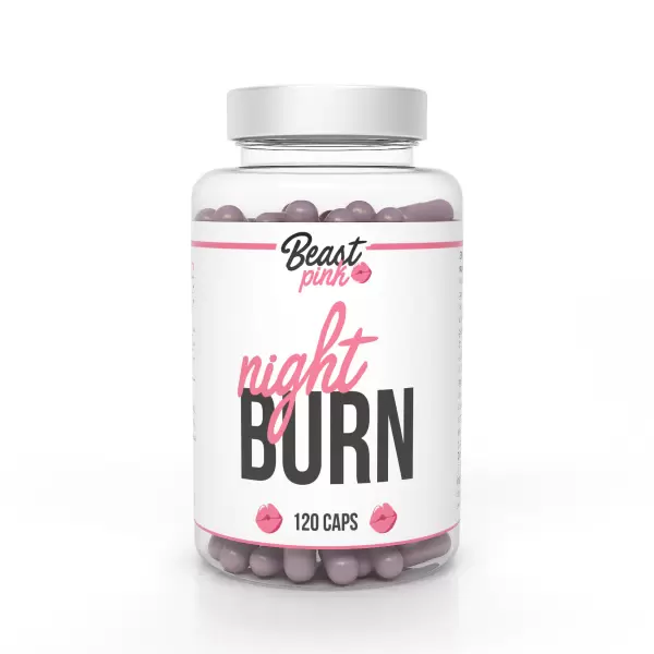 Ночной жиросжигатель, Night Beast Burn, BeastPink, 120 капсул