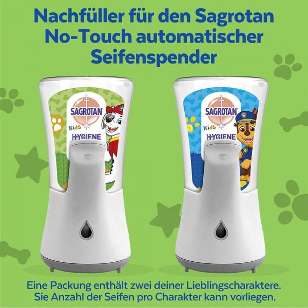 Наполнитель для автоматического дозатора с ароматом алое вера, No-Touch Kids Refill Power (Explorerpower Aloe Vera), Sagrotan, 1 x 250 мл - Фото 2