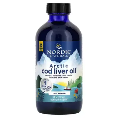 Жир печени арктической трески, Arctic Cod Liver Oil, Nordic Naturals, 237 мл