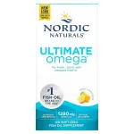 Рыбий жир, со вкусом лимона, Ultimate Omega, Nordic Naturals, 1280 мг, 120 капсул - Фото миниатюра 1