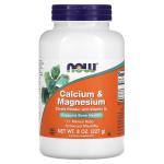 Кальций и магний, Calcium & Magnesium, NOW Foods, 227 г - Фото миниатюра 1