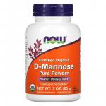 D-манноза, чистый порошок, D-Mannose Pure Powder, NOW Foods, 85 г - Фото миниатюра 1