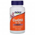 Коэнзим Q1, CoQ10, Now Foods, 50 мг, 100 мягких желатиновых капсул - Фото миниатюра 1