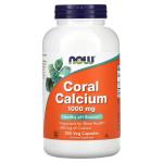 Кораловий кальцій, Coral Calcium, NOW Foods, 1000 мг, 250 рослинних капсул - Фото миниатюра 1