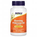 Масло примулы вечерней, Evening Primrose Oil, NOW Foods, 500 мг, 100 капсул - Фото миниатюра 1