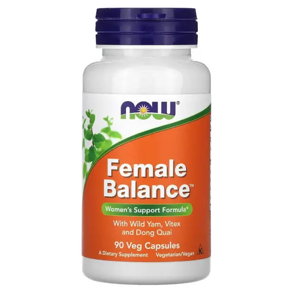Жіночий баланс, Female Balance, NOW Foods, 90 рослинних капсул - Фото 1