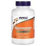 Глюкоманнан, Glucomannan, NOW Foods, 575 мг, 180 вегетарианских капсул - Фото миниатюра 1