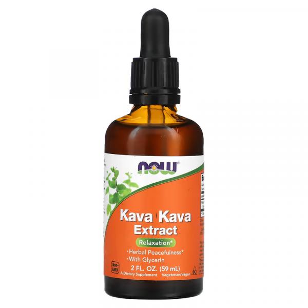 Кава-Кава экстракт, Kava Kava Extract, NOW Foods, 59 мл - Фото 1