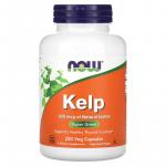 Ламинария, Kelp, NOW Foods, 250 растительных капсул - Фото миниатюра 1