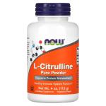 L-цитрулін, чистий порошок, L-Citrulline Pure Powder, NOW Foods, 113 г - Фото миниатюра 1