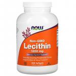 Лецитин, Lecithin, Now Foods, 1200 мг, 400 капсул - Фото миниатюра 1